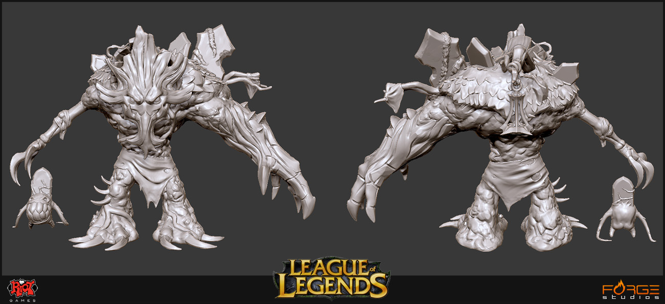 League of Legends art dump — polycount