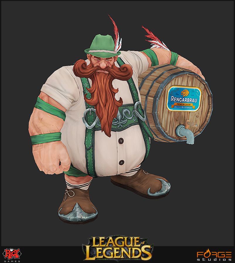 League of Legends art dump — polycount