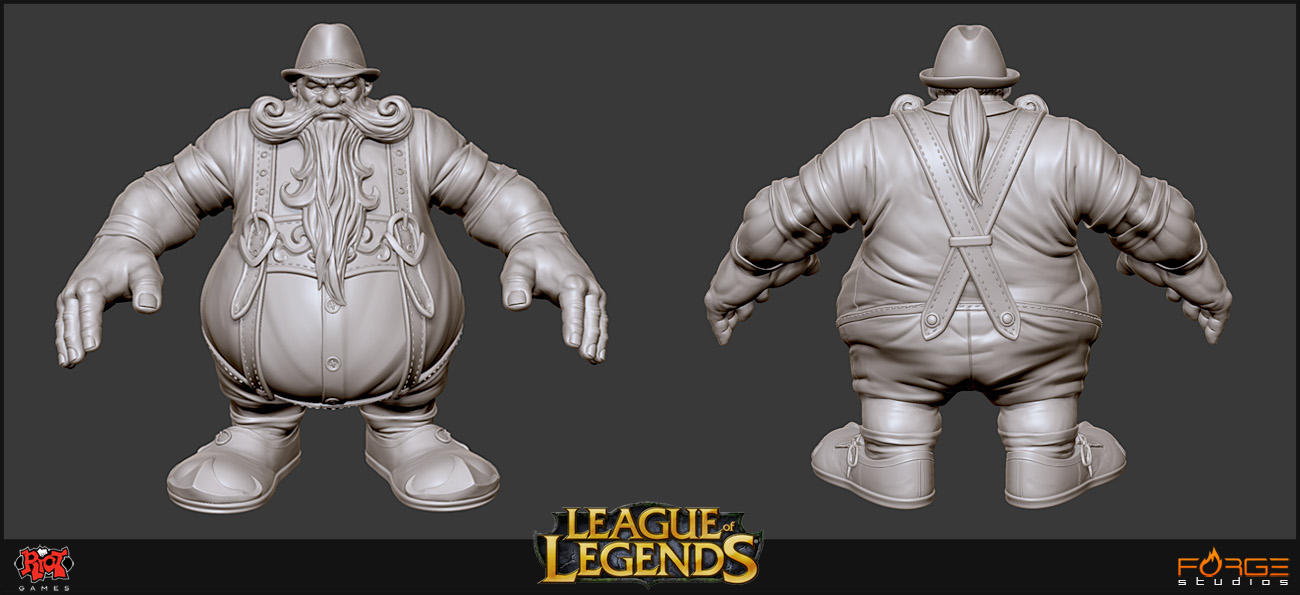 League of Legends art dump — polycount